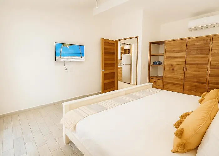 Apartment Boho Minimal 3-min Private Parking Puerto Aventuras